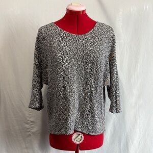 LL111 American Apparel Red and Black Relaxed Blouse